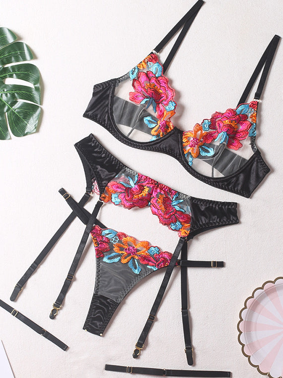 Tropical Kiss Embroidery Set - Roselipt