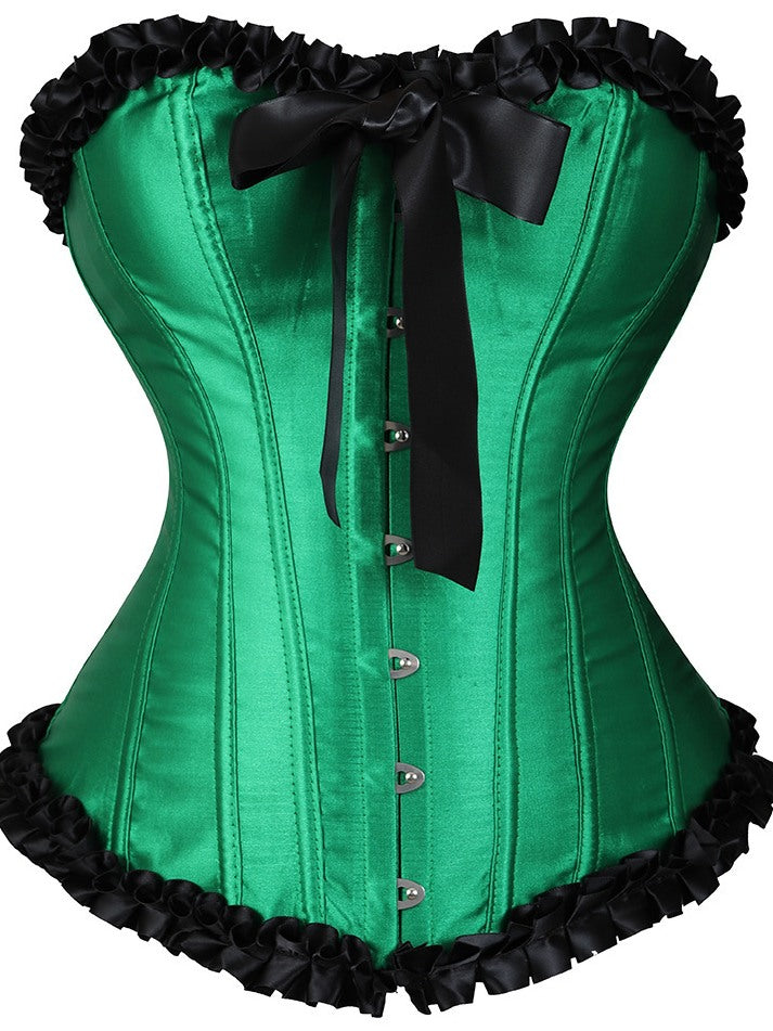 Hestia Satin Corset Top - Roselipt