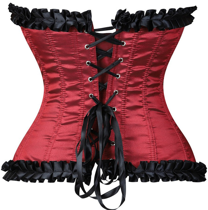 Hestia Satin Corset Top - Roselipt