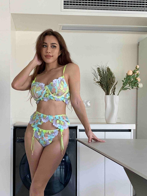 Persephone Floral Transparent set - Roselipt