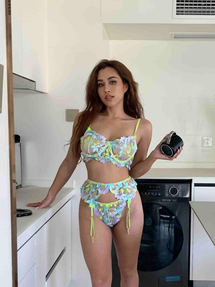 Persephone Floral Transparent set - Roselipt